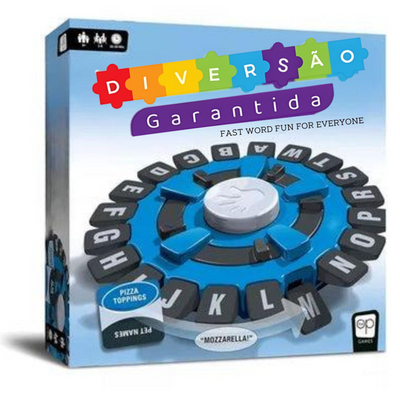 Letras de bloqueo del juego Stop Guaranteed Fun®