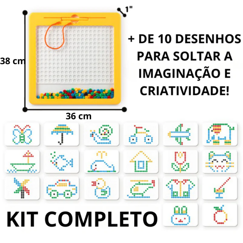 Prancheta de Desenho Magnética Diversão Garantida®