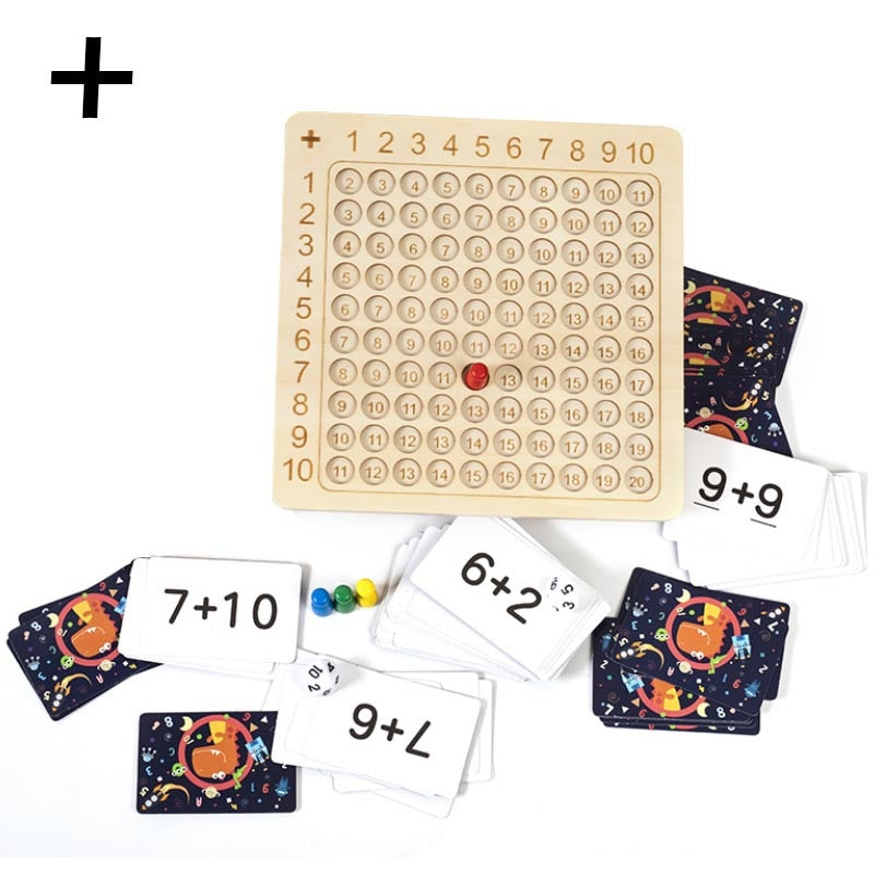 Jogo de Tabuleiro Matemática Montessori Diversão Garantida®