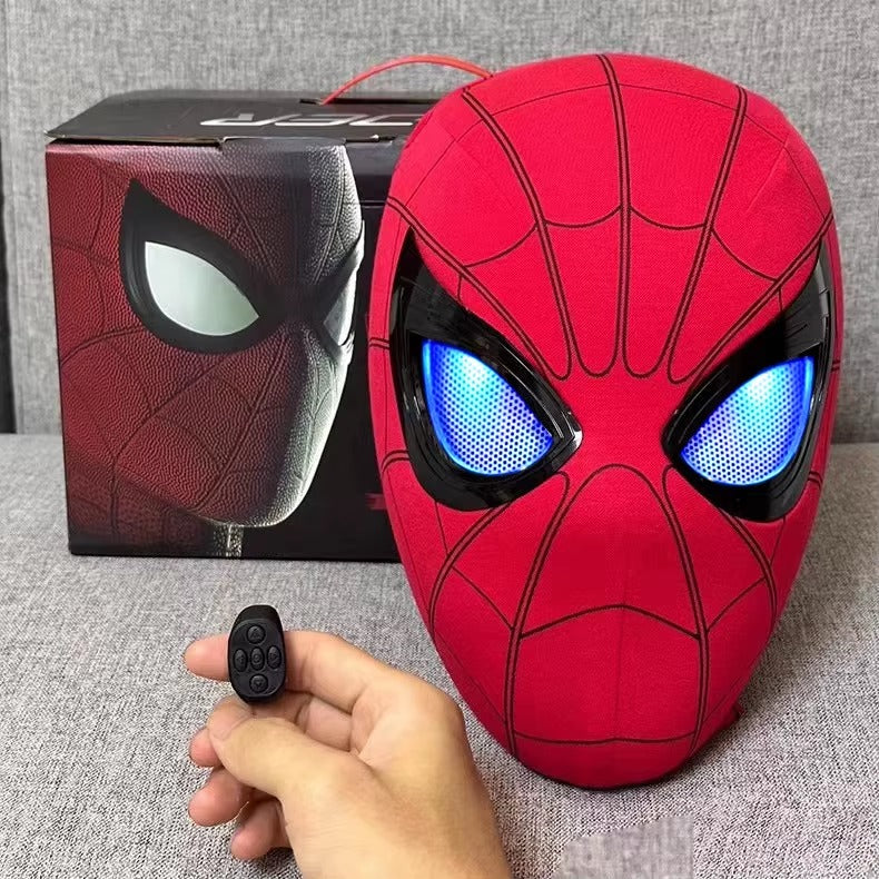 Máscara do Homem-Aranha com LED Olhos Remotos  Diversão Garantida®