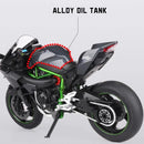 Kawasaki H2R Modelo De Motocicleta Em Liga Metálica Diversão Garantida®