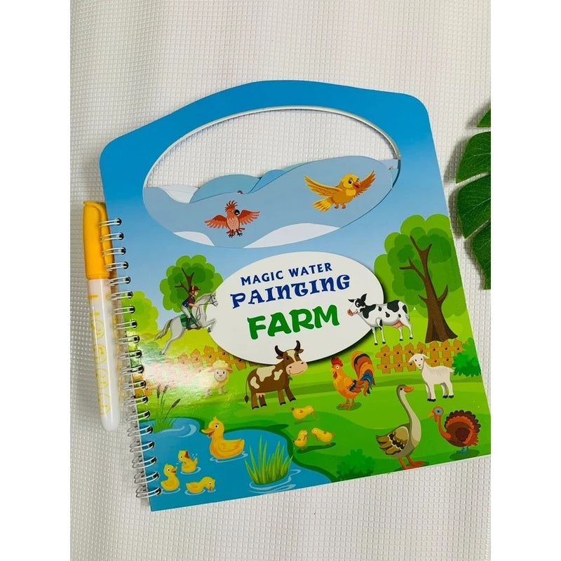Livro Magico de Colorir com Água Diversão Garantida®