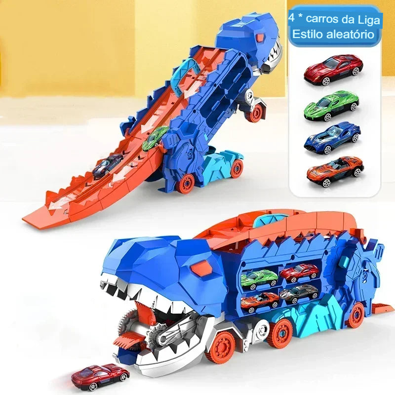 Caminhão Dinossauro Papa Carrinho 3 em 1  Diversão Garantida®