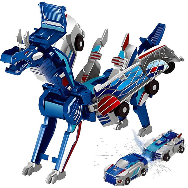 Brinquedo de carro de corrida transformador 2 em 1 Dragão Diversão Garantida®
