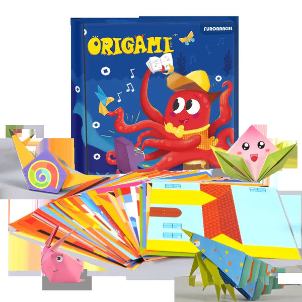 Livro de corte de papel Origami para crianças Diversão Garantida®