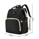 Mochila Maternidade Vira Berço Bebê Usb Impermeável Trocador Diversão Garantida®