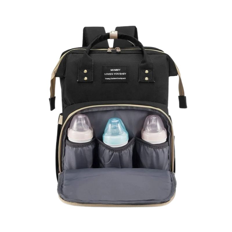 Mochila Maternidade Vira Berço Bebê Usb Impermeável Trocador Diversão Garantida®