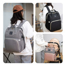 Mochila Maternidade Vira Berço Bebê Usb Impermeável Trocador Diversão Garantida®