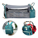 Mochila Maternidade Vira Berço Bebê Usb Impermeável Trocador Diversão Garantida®