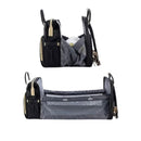 Mochila Maternidade Vira Berço Bebê Usb Impermeável Trocador Diversão Garantida®