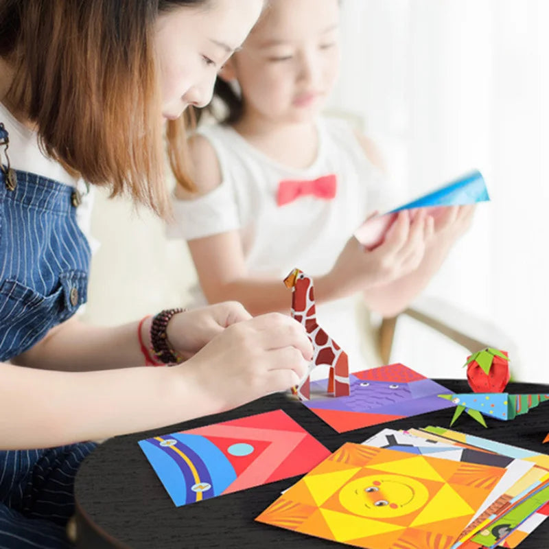 Livro de corte de papel Origami para crianças Diversão Garantida®