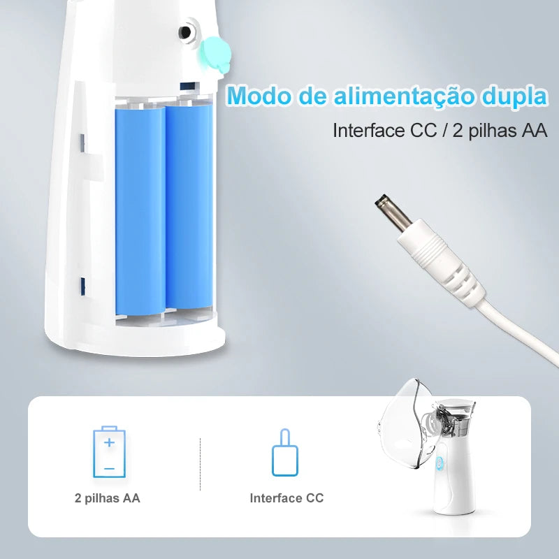 Inalador/Nebulizador Portátil Ultra Silencioso Diversão Garantida®