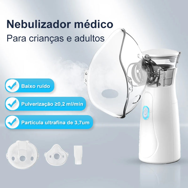 Inalador/Nebulizador Portátil Ultra Silencioso Diversão Garantida®