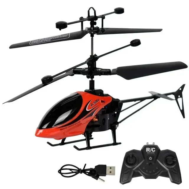 Mini Helicóptero de Brinquedo com Controle Remoto Diversão Garantida®