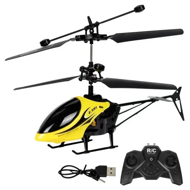 Mini Helicóptero de Brinquedo com Controle Remoto Diversão Garantida®