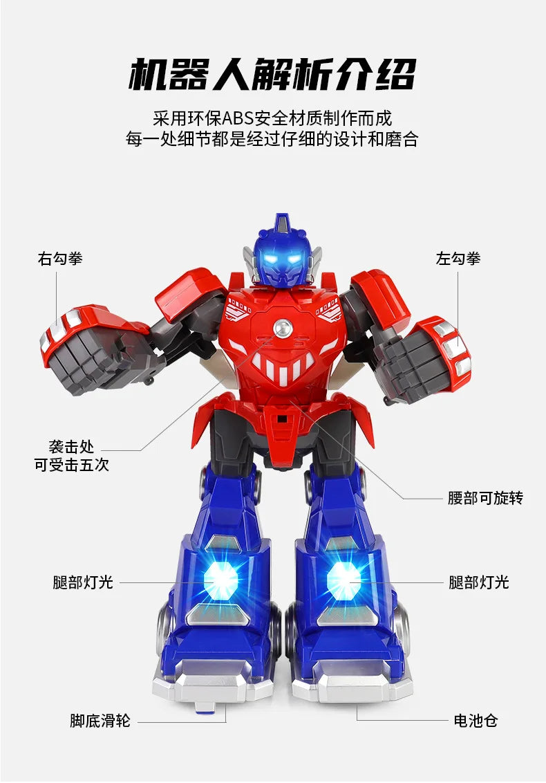 Brinquedo robô de controle remoto com sensor de movimento interativo Diversão Garantida®