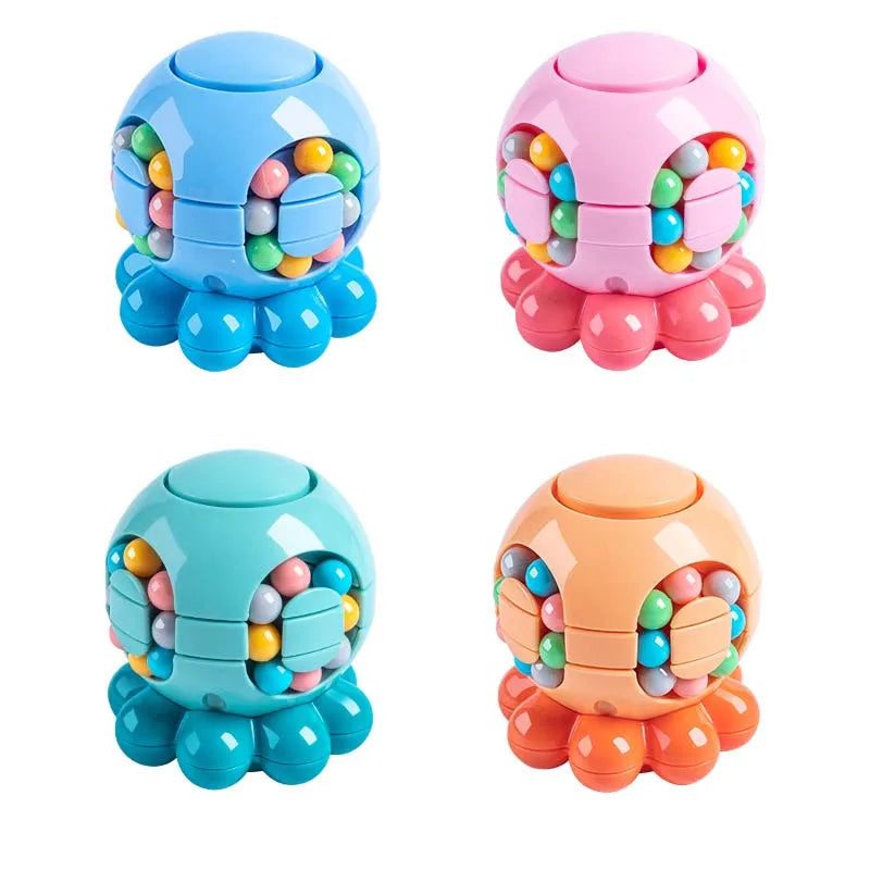 Spinner e Cubo Mágico Puzzle Octopus Diversão Garantida®