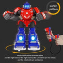 Brinquedo robô de controle remoto com sensor de movimento interativo Diversão Garantida®