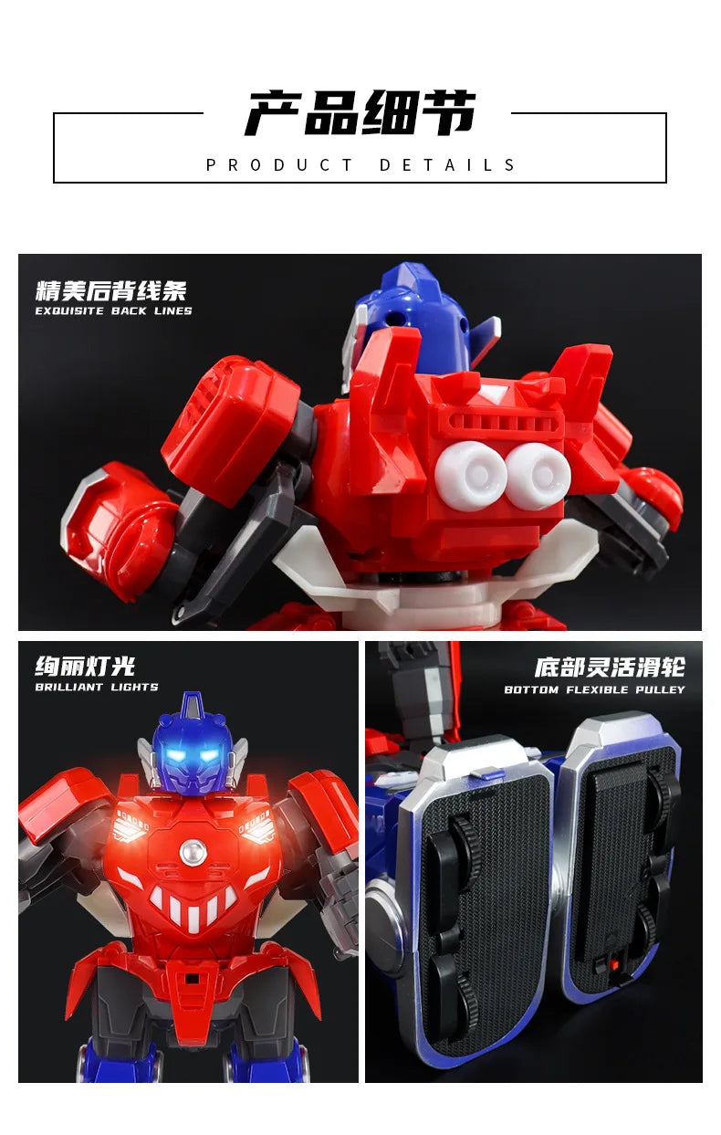 Brinquedo robô de controle remoto com sensor de movimento interativo Diversão Garantida®