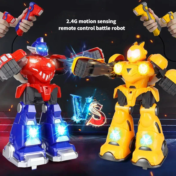 Brinquedo robô de controle remoto com sensor de movimento interativo Diversão Garantida®