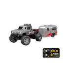 Mini RC Monster Truck Diversão Garantida® + Brinde "Reboque"