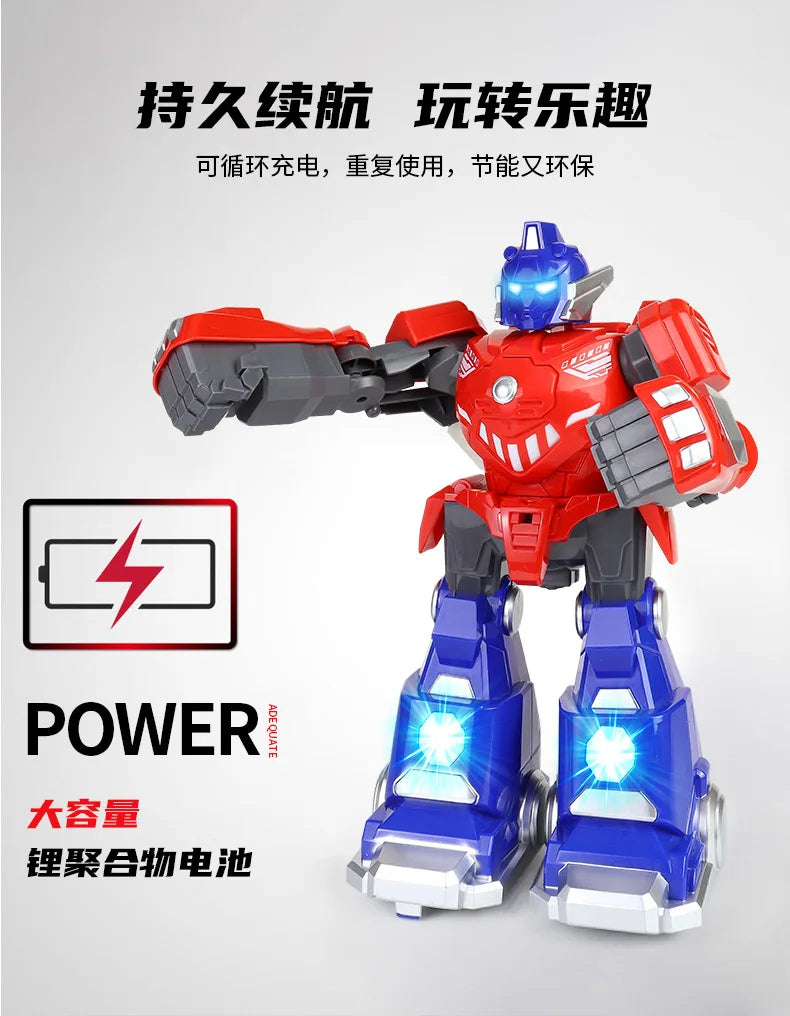 Brinquedo robô de controle remoto com sensor de movimento interativo Diversão Garantida®