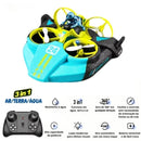 Mini Drone 3 em 1 RC V24 Impermeável para Terra, Água e Ar Diversão Garantida®