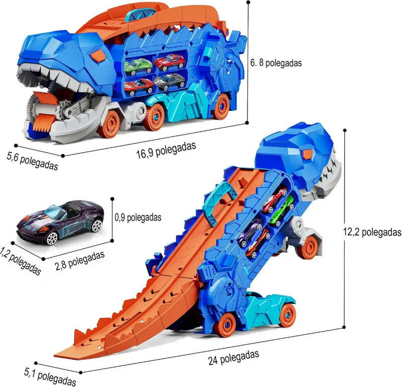 Caminhão Dinossauro Papa Carrinho 3 em 1  Diversão Garantida®
