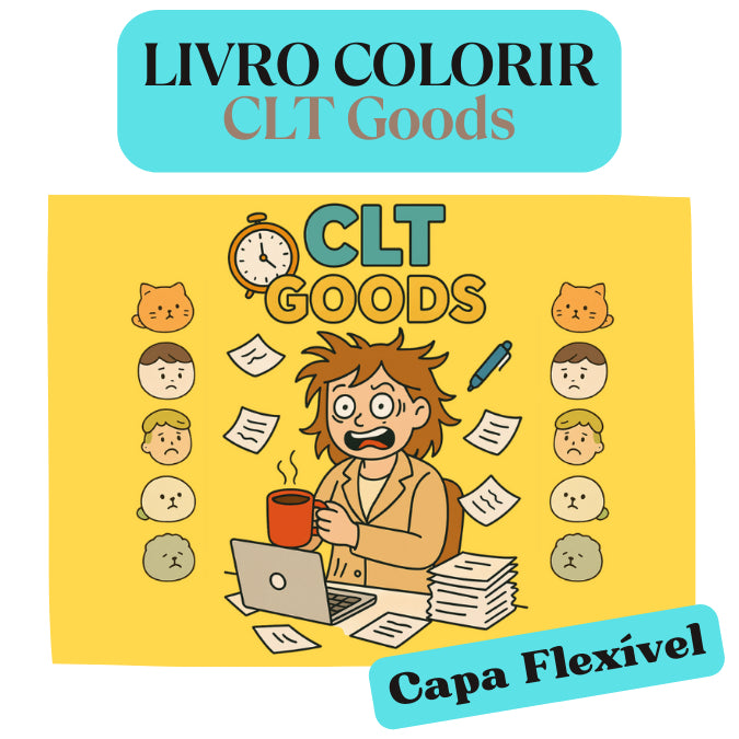Livro para Colorir Pobre Goods ou CLT Goods  Diversão Garantida®
