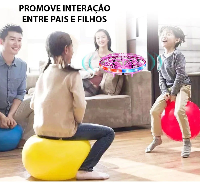 Mini OVNI Controlado Por Gesto Diversão Garantida®