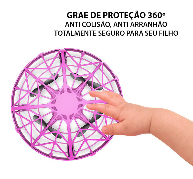 Mini OVNI Controlado Por Gesto Diversão Garantida®