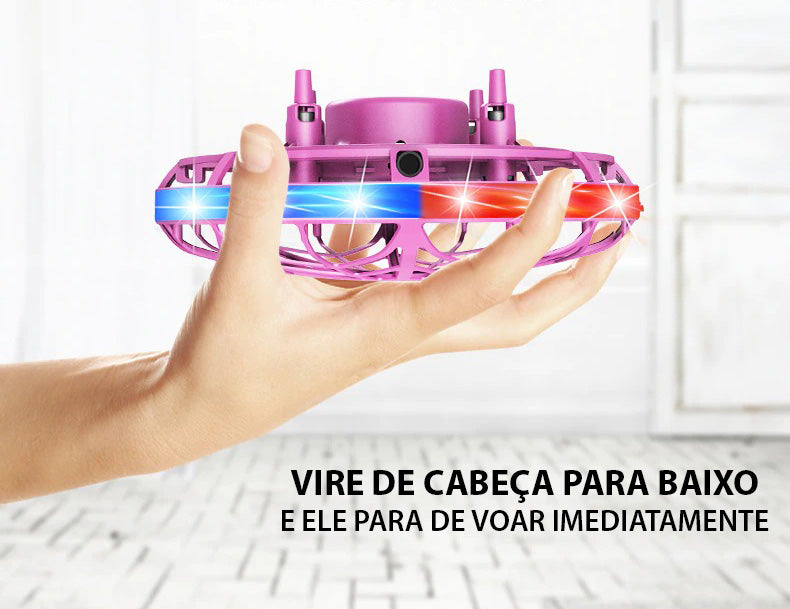 Mini OVNI Controlado Por Gesto Diversão Garantida®