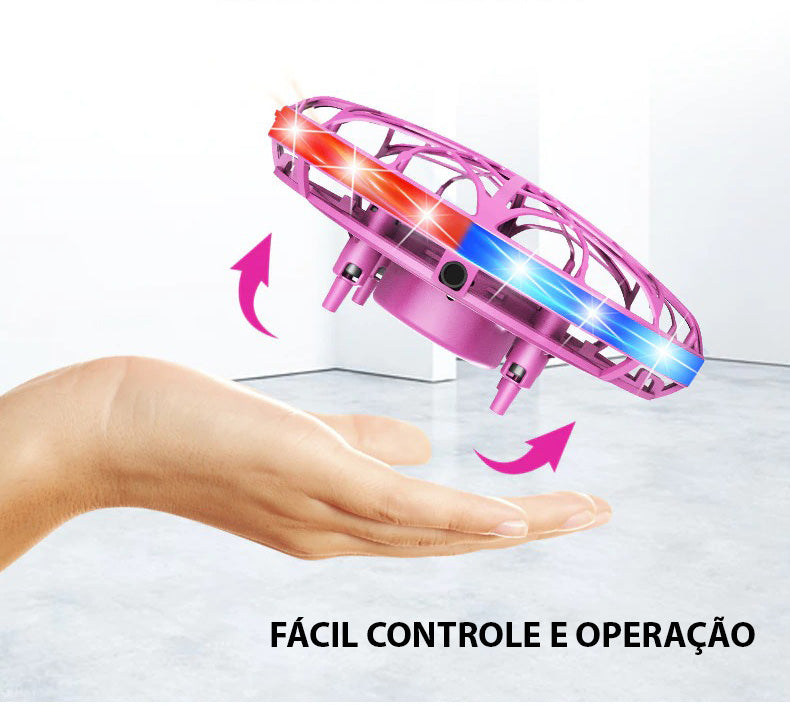 Mini OVNI Controlado Por Gesto Diversão Garantida®