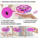 Mini OVNI Controlado Por Gesto Diversão Garantida®