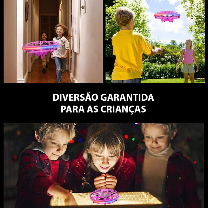 Mini OVNI Controlado Por Gesto Diversão Garantida®