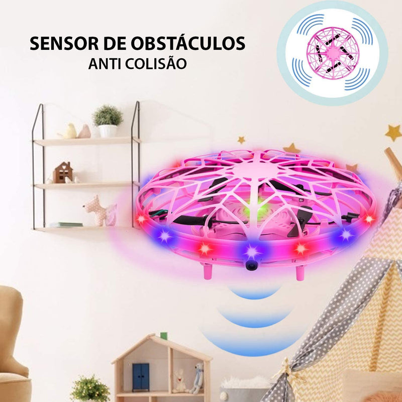 Mini OVNI Controlado Por Gesto Diversão Garantida®