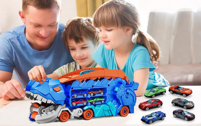 Caminhão Dinossauro Papa Carrinho 3 em 1  Diversão Garantida®
