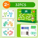 Caderno de Alfabetização e Aprendizagem Reutilizável MagicBook Diversão Garantida®