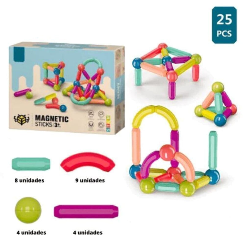 Brinquedo com Peças Magnéticas Diversão Garantida® + Brinde Exclusivo