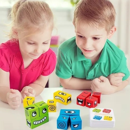 Cubo Mágico de Rosto Emojis Toys  Diversão Garantida®