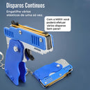 Mini Lançador de Elásticos + 60 Elásticos de Brinde (ESTOQUE LIMITADO)