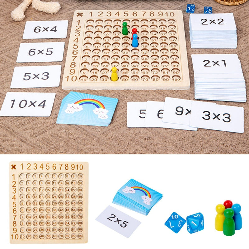 Jogo de Tabuleiro Matemática Montessori Diversão Garantida®