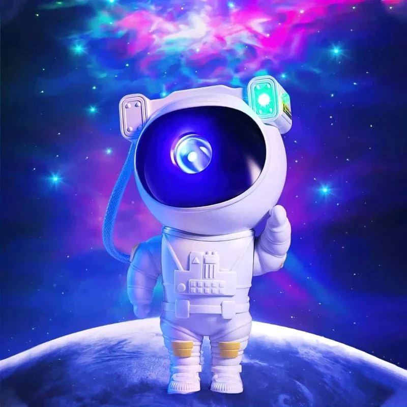 Projetor de Galáxia Luminária Astronauta Diversão Garantida®