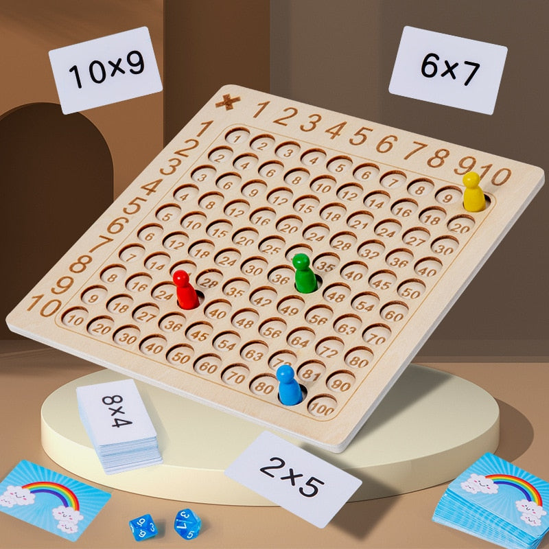 Jogo de Tabuleiro Matemática Montessori Diversão Garantida®