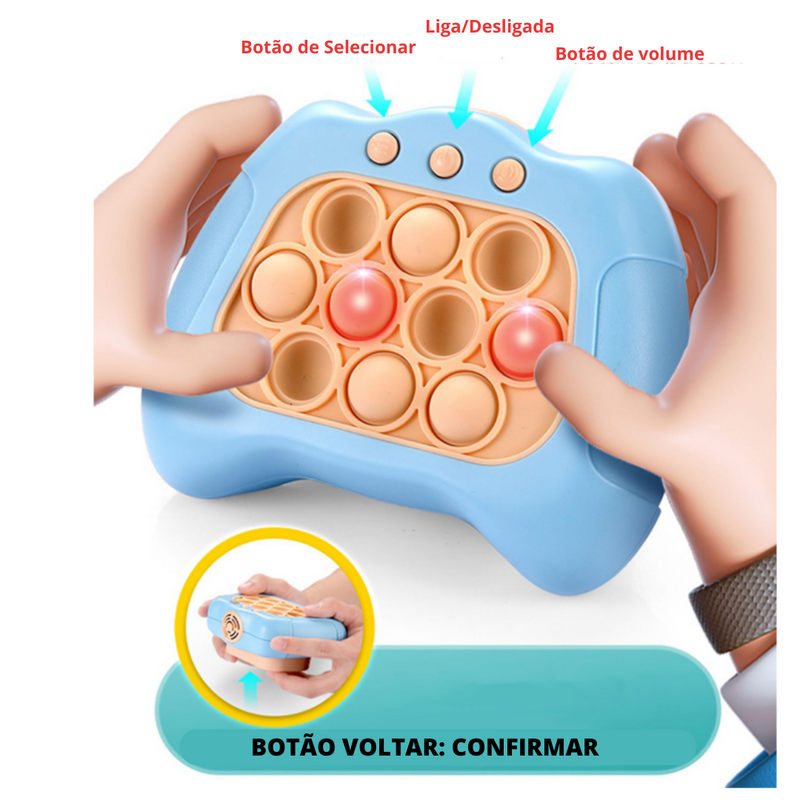 Game Educativo Pop It Pro - 4 em 1 Diversão Garantida®