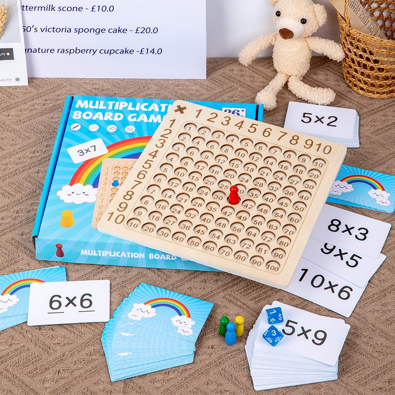 Jogo de Tabuleiro Matemática Montessori Diversão Garantida®