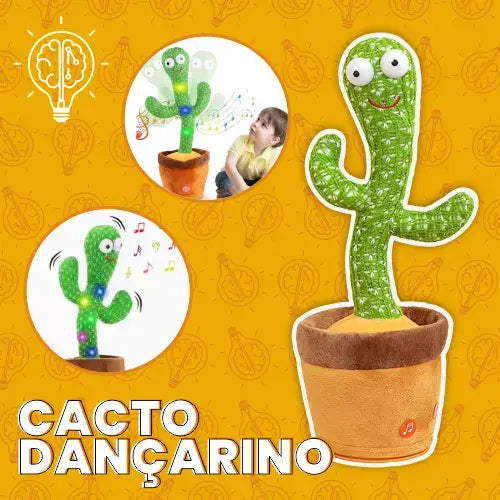 Cacto Dançarino Falante Diversão Garantida®