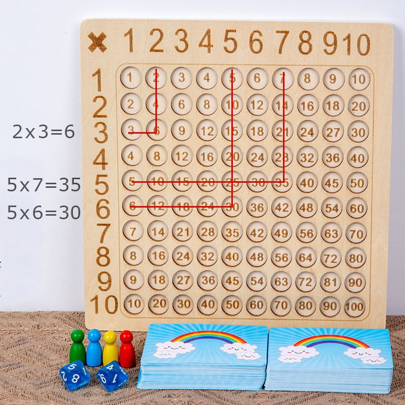 Jogo de Tabuleiro Matemática Montessori Diversão Garantida®