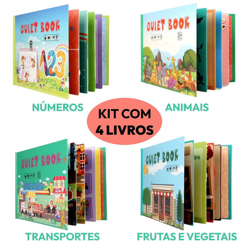 Livro Interativo Montessori Diversão Garantida®